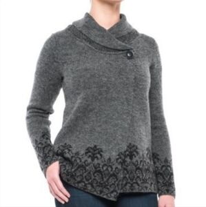 adrienne vittadini‎ wool blend one button heavy overcoat